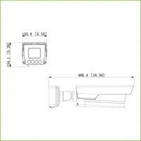 Tubular IP ANPR H265 4MP 4IR830nm 10-50VFM IP67 IK10 PoE AUDIO E/S AI