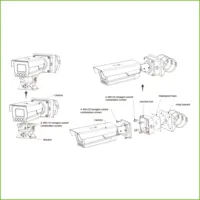 Tubular IP ANPR H265 4MP 4IR830nm 10-50VFM IP67 IK10 PoE AUDIO E/S AI