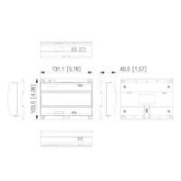 Kit Videoportero 2-hilos IP exterior para Superfície + monitor interior