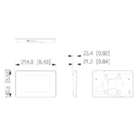 Kit Videoportero IP WiFi exterior de Superficie + monitor WiFi interior