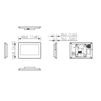 Kit Videoportero IP WiFi exterior de Superficie + monitor WiFi interior