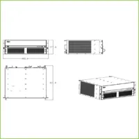 Matriz de Vídeo configurable 19" 4U con 10 slots para tarjetas E/S