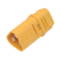 Conector MT30 macho [15A/30A], 3 pines para motores trifásicos o tierra 