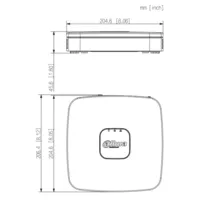 NVR 4ch 80Mbps 4K H265 HDMI 4PoE 1HDD