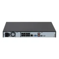 NVR 8ch 160Mbps 4K H265 HDMI 8PoE 2HDD E/S