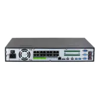 NVR 16ch 384Mbps H265 2xHDMI 16PoE 4HDD E/S AI
