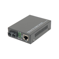 Convertidor Óptico 10/100Mbps RJ45 a SC Duplex TX/RX 1310nm [60Km]