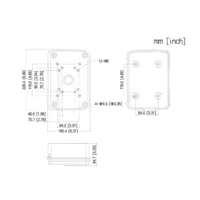 Caja conexiones IP66 para Domos motorizados series 4/5/6/8