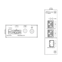 Switch Hardened PoE 2.0 2 puertos (1p 10/100 + 1p Gigabit) +1SFP Uplink Gigabit 60W No_Gestionable Layer2