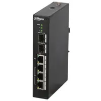 Switch Rango Temp Extendida PoE 3 puertos 10/100 + 1 puerto Gigabit + 2SFP 96W 802.3at Gestionable Layer2