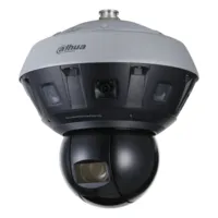 Panorámica 180º 16M Multisensor (4x4M) + Domo PTZ IP 4M H265 IR400m 40X IP66 DC36V AUDIO E/S AI