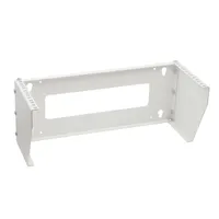 Soporte Rack Vertical para Pared de 4U, Blanco 