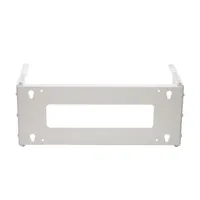 Soporte Rack Vertical para Pared de 4U, Blanco 