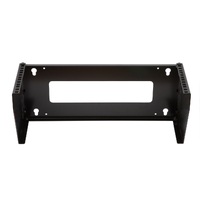 Soporte Rack Vertical para Pared de 4U, Negro 