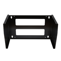 Soporte Rack Vertical para Pared de 6U, Negro 