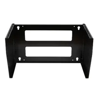 Soporte Rack Vertical para Pared de 6U, Negro 