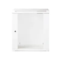 19" Armario Rack 12U 600x450mm | Puerta Cristal | blanco