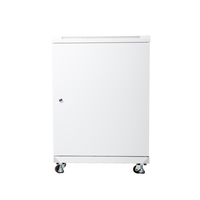 Armario rack de suelo 15U Profundidad: 600mm Altura: 800mm | Ancho: 600mm | Sin Accesorios | Blanco
