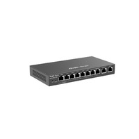 Reyee Router PoE Controlador Cloud - 8 Puertos PoE+ RJ45 GE + 2 Puertos RJ45 GE - Admite hasta 4 WAN para failover o balanceo