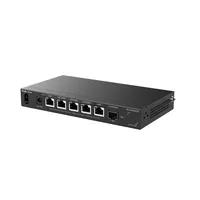 Reyee Router Cloud - 5 Puertos RJ45 2.5G (4 PoE+) + 1 SFP+ 10Gigabit - Funciones básicas de Firewall  - Admite hasta 5 WAN para failover o balanceo - Hasta 2500 Mbps de ancho de banda - Hasta 400 usuarios recomendados