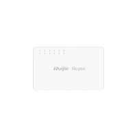 Reyee Switch Sobremesa - Carcasa Plástico - 5 puertos RJ45 - Velocidad 10/100/1000 Mbps - Plug and Play - Tecnología ahorro de energía
