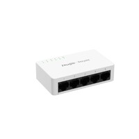 Reyee Switch Sobremesa - Carcasa Plástico - 5 puertos RJ45 - Velocidad 10/100/1000 Mbps - Plug and Play - Tecnología ahorro de energía