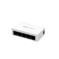 Reyee Switch Sobremesa - Carcasa Plástico - 5 puertos RJ45 - Velocidad 10/100/1000 Mbps - Plug and Play - Tecnología ahorro de energía