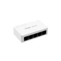 Reyee Switch Sobremesa - Carcasa Plástico - 5 puertos RJ45 - Velocidad 10/100/1000 Mbps - Plug and Play - Tecnología ahorro de energía