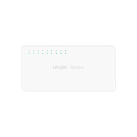 Reyee Switch Sobremesa - Carcasa Plástico - 8 puertos RJ45 - Velocidad 10/100 Mbps
