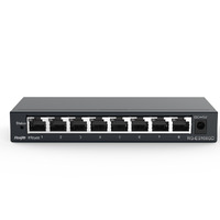 Reyee Switch Sobremesa - Carcasa Metal - 8 puertos RJ45 - Velocidad 10/100/1000 Mbps