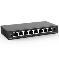 Reyee Switch Sobremesa - Carcasa Metal - 8 puertos RJ45 - Velocidad 10/100/1000 Mbps