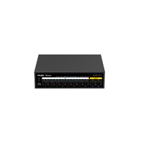 Reyee Switch PoE Sobremesa - Carcasa Metal - 8 puertos RJ45 10/100 Mbps PoE+ 802.3af/at  - 2 Puertos Uplink RJ45 10/100 Mbps - Plug and Play - Tecnología de ahorro de energía