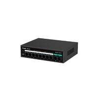 Reyee Switch PoE Sobremesa - Carcasa Metal - 8 puertos RJ45 10/100 Mbps - 8 Puertos PoE+ 802.3af/at + 2 Puertos Uplink
