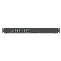 Reyee Switch PoE Sobremesa - 16 Puertos RJ45 + 2 Uplink SFP - 16 Puertos Gigabit + 2 Puertos Gigabit - 16 Puertos PoE+ 802.3af/at | Potencia total 247W - Aislado de Puertos / Flow Control - Plug and Play