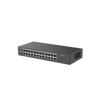 Reyee Switch Sobremesa - Carcasa Metal - Enrackable - 24 puertos RJ45 - Velocidad 10/100/1000 Mbps - Plug and Play - Tecnología ahorro de energía