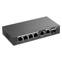 Reyee Switch PoE Cloud - 4 Puertos PoE+ + 2 Puertos  Rj45 + 1 SFP Combo - Máximo 54W