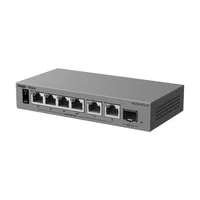 Ruijie Reyee L2 PoE Switch - 6 puertos Gigabit y 1 ranura SFP de subida - 4 puertos PoE/PoE+ con presupuesto de 40 W - PoE Watchdog y suministro ininterrumpido