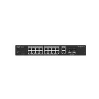 Reyee Switch PoE Cloud Gestionable - 16 PoE 802.3af/at + 2 SFP + 2 uplink RJ45 - 18 RJ45 10/100/1000Mbps + 2 SFP 10/100/1000 - 30W por puerto 802.3af/at / Máximo 130W - VLAN/Port Isolation/Loop Detection - Port Speed Limit
