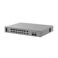 Reyee Switch - 18 x Gigabit RJ45 y 2 x SFP - 16 puertos PoE/PoE+ con presupuesto de 250 W - Función PoE Watchdog y reinicio ininterrumpido - ERPS - Protección hasta 6 kV