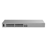 Ruijie Reyee L2 Switch - 24 puertos Gigabit RJ45 y 2 ranuras 2.5G SFP - Resiliencia de red con protocolo de anillo ERPS - Protección sobretensiones de hasta 6 kV