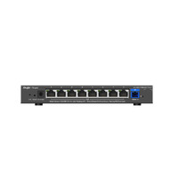 Reyee E-Lighten Switch PoE Cloud Capa 2 - 8 puertos RJ45 Gigabit PoE+ - 1 Puerto óptico SC 1G (PON) - Máximo 120W