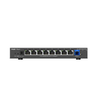 Reyee E-Lighten Switch PoE Cloud Capa 2 - 8 puertos RJ45 Gigabit PoE+ - 1 Puerto óptico SC 1G (PON) - Máximo 120W