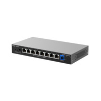 Reyee E-Lighten Switch PoE Cloud Capa 2 - 8 puertos RJ45 Gigabit PoE+ - 1 Puerto óptico SC 1G (PON) - Máximo 120W