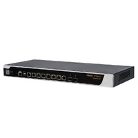 Ruijie Router Cloud - 8 Puertos GE+ 1 SFP Gigabit + 1 SFP+ 10Gigabit - Router + Funciones Firewall - Admite hasta 9 WAN para failover o balanceo - Hasta 2500 Mbps de ancho de banda - Hasta 2000 usuarios recomendados