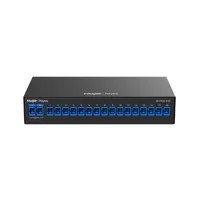 Reyee Splitter Óptico Pasivo - Longitud de onda 1260nm a 1650nm - Compatible con solución e-Lighten Reyee - 2 x Conectores SC uplink  - 16 x Conectores SC para ONU´s - Enrackable y montaje en pared