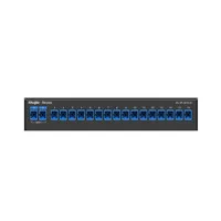 Reyee Splitter Óptico Pasivo - Longitud de onda 1260nm a 1650nm - Compatible con solución e-Lighten Reyee - 2 x Conectores SC uplink  - 16 x Conectores SC para ONU´s - Enrackable y montaje en pared