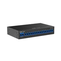 Reyee Splitter Óptico Pasivo - Longitud de onda 1260nm a 1650nm - Compatible con solución e-Lighten Reyee - 2 x Conectores SC uplink  - 16 x Conectores SC para ONU´s - Enrackable y montaje en pared