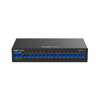 Reyee Splitter Óptico Pasivo - Longitud de onda 1260nm a 1650nm - Compatible con solución e-Lighten Reyee - 2 x Conectores SC uplink - 32 x Conectores SC para ONU´s - Enrackable y montaje en pared