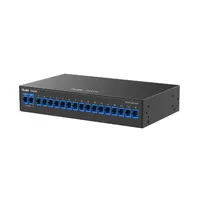 Reyee Splitter Óptico Pasivo - Longitud de onda 1260nm a 1650nm - Compatible con solución e-Lighten Reyee - 2 x Conectores SC uplink - 32 x Conectores SC para ONU´s - Enrackable y montaje en pared