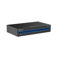 Reyee Splitter Óptico Pasivo - Longitud de onda 1260nm a 1650nm - Compatible con solución e-Lighten Reyee - 2 x Conectores SC uplink - 32 x Conectores SC para ONU´s - Enrackable y montaje en pared